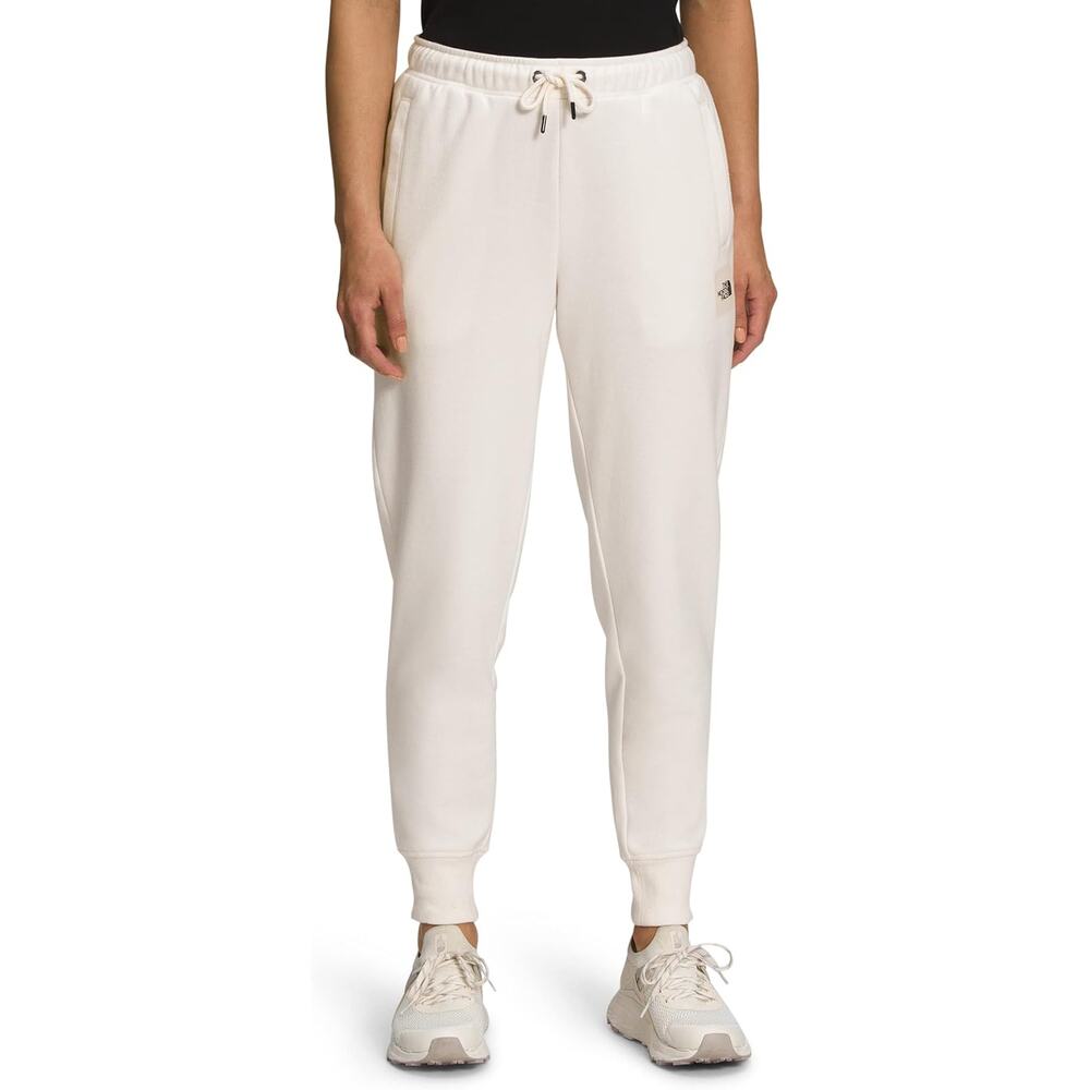 NWT The North Face Women's Box NSE Joggers ,Gardenia White-Size 2XL